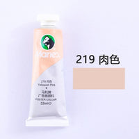 32ML Tube Acrylic Paint Gouache Pigment Concentrated Advertising Painting Student Special Painting Pigment