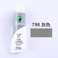 32ML Tube Acrylic Paint Gouache Pigment Concentrated Advertising Painting Student Special Painting Pigment