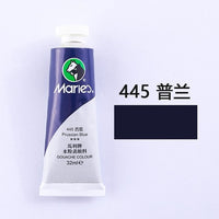 32ML Tube Acrylic Paint Gouache Pigment Concentrated Advertising Painting Student Special Painting Pigment