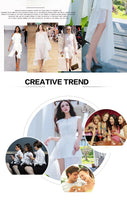 AOOKDRESS summer dress new famous wind commuter temperament hair stitching thin pure white chiffon dress long skirt