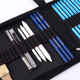 38pcs Professional Sketch Pencil Set Professional Sketching Drawing Kit Wood Pencil Pencil Bags For School Students Art Supplies