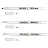 3pcs Sakura Gelly Roll White Pens highlighters Art Marker Fine Medium Bold 05 08 10 Pen For Manga Drawing Japan Art Supplies