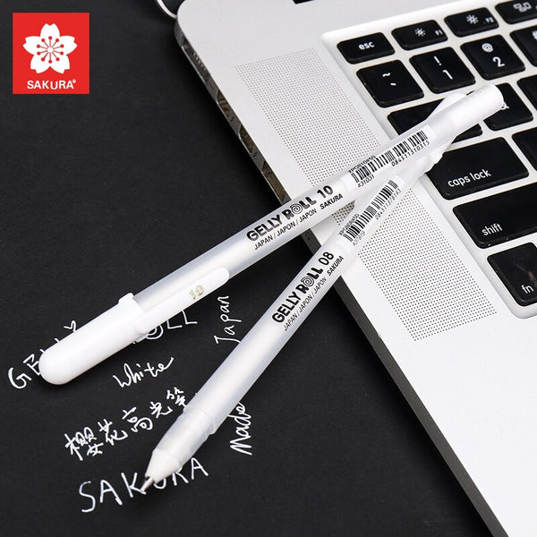 Sakura Japan 3pcs Gelly Roll Classic Highlight Pen Gel Ink Pens Bright  White Pen Highlight Sketch Markers Color Highlighting