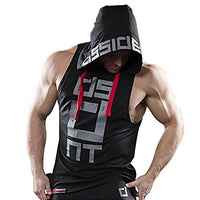 Better Body Gym Hoodie Men Bodybuilding Stringer Tank Top Muscle Sleeveless Shirt