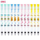 48 Pcs Cute Pens Deli Kakao Friends Gel Pen Korean Stationery Kawaii School Supplies Kids Gift Black Ink 0.5mm Cartoon Cool Pens