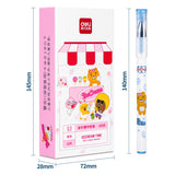 48 Pcs Cute Pens Deli Kakao Friends Gel Pen Korean Stationery Kawaii School Supplies Kids Gift Black Ink 0.5mm Cartoon Cool Pens