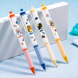 48pcs Cute Pens 0.38mm Deli KAKAO Friends Gel Pen Korean Stationery Kawaii School Supplies Kids Gift Cartoon Cool Pens Wholesale