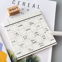 50Sheets Daily Schedule/Weekly/Monthly Planner Notepad Tearable Notes Agenda Book Paper School Office Supplies Stationery