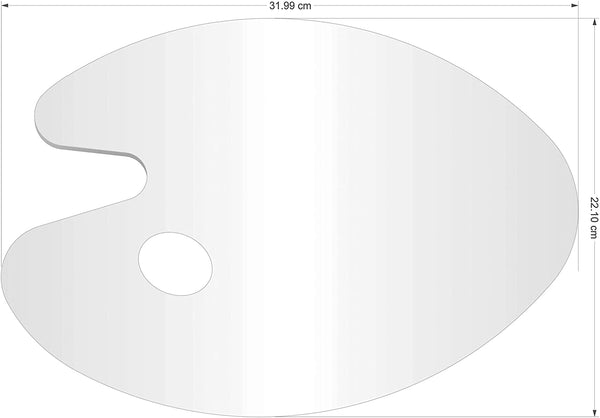 Paint Palette 2 Acrylic Blank