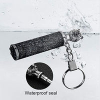 Laicengo 2 Pack Permanent Match Keychain Lighter, Forever Metal Match Lighter, Waterproof Flint Fire Starter (Fuel Not Included)