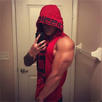 Better Body Gym Hoodie Men Bodybuilding Stringer Tank Top Muscle Sleeveless Shirt