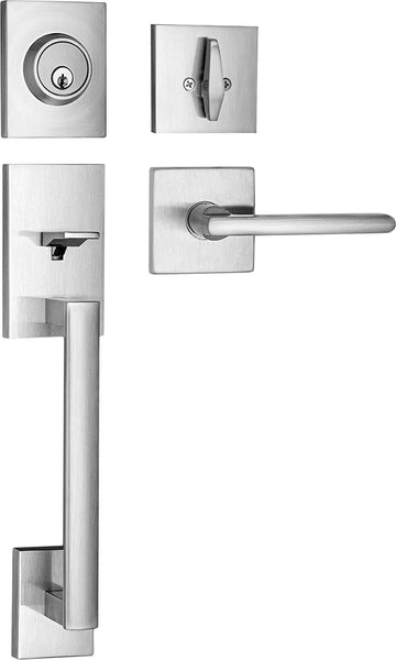 Berlin Modisch HandleSet Front Door Entry Handle and Deadbolt Lock