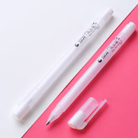 5Pcs 1.0MM White Highlight Pen Student Sketch Drawing Graffiti Art Markers Comic Design Hook Liner Pen Stationery Art Supplies