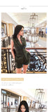 AOOKDRESS summer dress new workwear suit sleeveless suit collar jacket fashion shorts sexy two-piece set