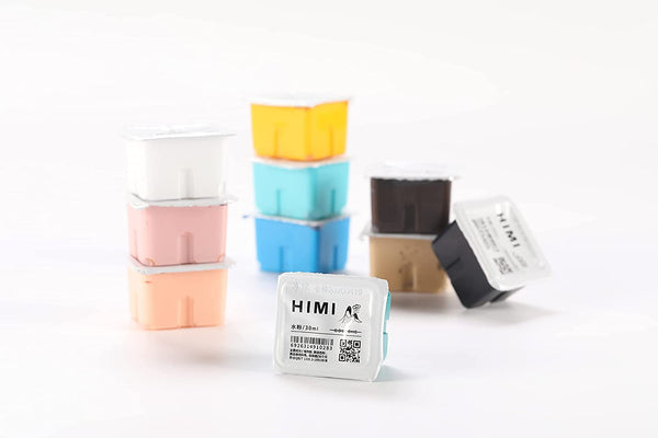 MIYA HIMI Gouache Watercolor Refill Paint (30ml/Pc) Unique Jelly Cup Design  Non Toxic,Portable Kit for Artist, Hobby,Kid