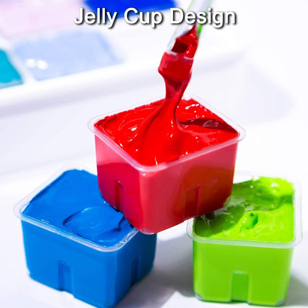 AOOK HIMI Gouache Paint Set Jelly Cup 56 Vibrant Colors Non Toxic Pain –  AOOKMIYA