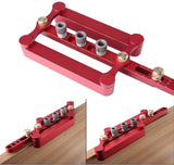 STAR Self Centering Dowelling Jig, for Metric Dowels 6/8/10mm Precise Drilling, Jig Accessories Woodworking Tool