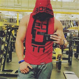 Better Body Gym Hoodie Men Bodybuilding Stringer Tank Top Muscle Sleeveless Shirt