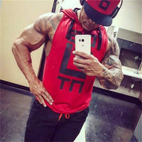 Better Body Gym Hoodie Men Bodybuilding Stringer Tank Top Muscle Sleeveless Shirt