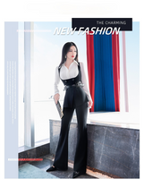 AOOKDRESS  spring women's three-piece fashion OL suit 2021 new temperament white shirt vest flared pants