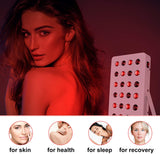 Red Infrared Light Device, Serfory Deep Red 660nm&850nm Near Infraed Light Panel with Timer, Remote Control, 24 LEDs and Cooling Fans for Body Face Skin