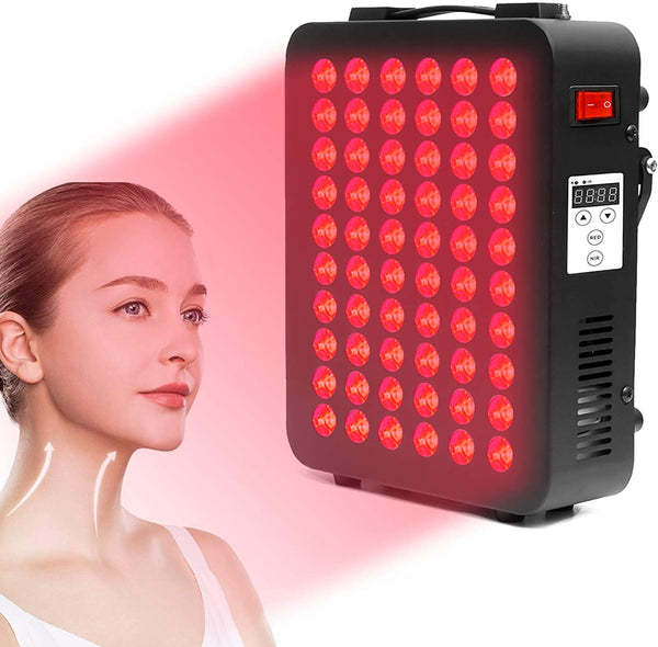 Red Light Therapy for Face, Body. Infrared Light Therapy for Body Portable  Red Light Therapy Lamp LED Therapy Panel w/Stand, Timer. 60 Medical Grade