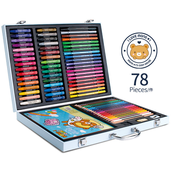 199 Piecs Art Tools Painting Set for Kids Children Drawing Water