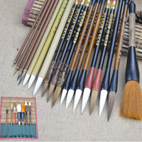 8/14/19 piece set of high quality brush Chinese calligraphy wolf brush hook line pen student school art painting supplies