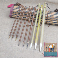 8/14/19 piece set of high quality brush Chinese calligraphy wolf brush hook line pen student school art painting supplies