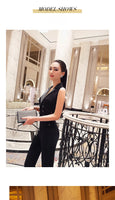 AOOKDRESS pants spring and summer new slim waist jumpsuit Korean fashion ladies wind slim jumpsuit