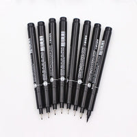 9Pcs/Set Needles Fine liner Brush Pen Sketch Drawing Fiber Pen For Designer Architect Artist Comics office waterpfoof