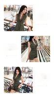 AOOKDRESS summer dress new workwear suit sleeveless suit collar jacket fashion shorts sexy two-piece set