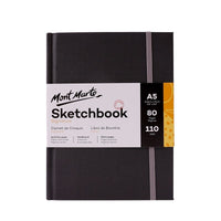 A4 / A5 portable sketchbook 80 pages thick hard leather student sketchbook travel hand drawing book art supplies