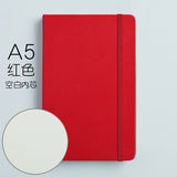 A5 96sheet red/black Stationery Cortex Notebook Leather Bandage Notepad Bring Envelope Pocket Mark planner diary agenda defter