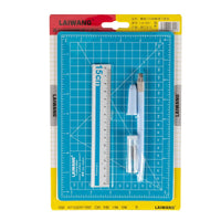 A5 hand account cutting mat set carving knife ruler DIY hand tool utility knife cutting paper pad student art tool