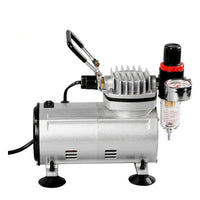 AOOKMIYA  AC-18 Series Power Tools Portable Airbrush Spray Mini Air Compressor Professional Gravity Feed Dual-Action Piston Air Compressor