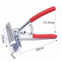 Art painting tools oil painting pliers 12 cm wide alloy canvas tension spring red handle metal canvas pliers stretch frame