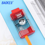 Baoke Cute 1PCS Double Hole Pencil Sharpener And  Eraser SinglePencil Sharpener For Kids Gifts School Stationery Art Supplies