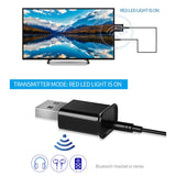 Bluetooth TV Headset, HiFi bluetooth Headphone Deep Bass Wireless TV Headphone with Transmitter Stick For TV Computer Phone