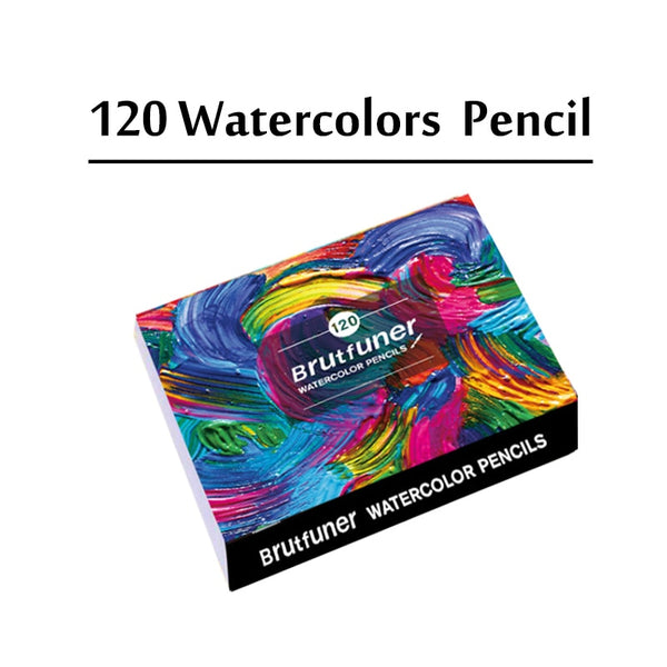 JERRY'S ARTARAMA 120 Watercolor Pencils Set with Sharpener - Soft Lead  Colored Pencils for Adults, Professional Coloring Pencils for Adult  Coloring Books and School Supplies 