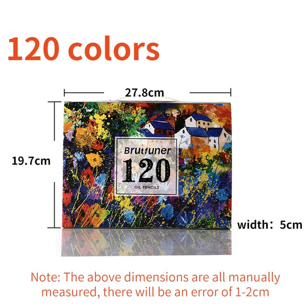 Brutfuner 48/72/120/160/180 Colors Professional Oil Color Pencils Set –  AOOKMIYA
