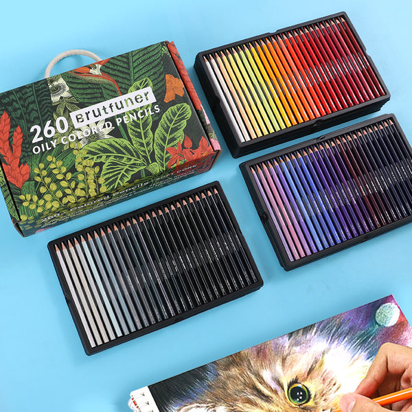 Brutfuner 520pcs Oil Soft Colored Pencils Professional Drawing Pencil Set  Colors Pencil For Artist Sketch Coloring Art Supplies - AliExpress