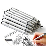 CHENYU 10/Pcs Waterproof Needle Pen Cartoon Design Sketch For Drawing Pigma Micron Liner Brushes Hook Line Pen Art Supplies