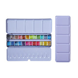 AOOKMIYA Conjunto de tinta aquarela sólida superior, 12/24/36/48 cores, suprimento para estudantes