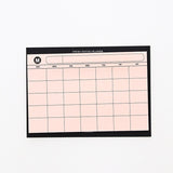 Creative Flamingo Desktop Schedule Planner Monthly Planning Notepad Work Efficiency Summary Organizer Office School Supplies