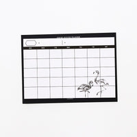 Creative Flamingo Desktop Schedule Planner Monthly Planning Notepad Work Efficiency Summary Organizer Office School Supplies