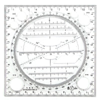 Creative Multifunctional Drawing Ruler Mathematical Geometry Template Student Scribe Handbook Design Drawing Ruler