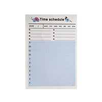 Cute Floral Weekly Monthly Work Planner Time Daily Schedule Agenda Desk Memo Pad Notepad Sticky Note Marker Flags Sticker