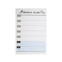 Cute Floral Weekly Monthly Work Planner Time Daily Schedule Agenda Desk Memo Pad Notepad Sticky Note Marker Flags Sticker