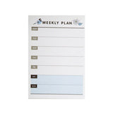 Cute Floral Weekly Monthly Work Planner Time Daily Schedule Agenda Desk Memo Pad Notepad Sticky Note Marker Flags Sticker